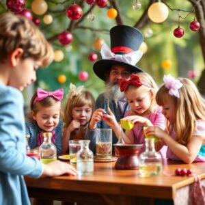 Gweithdy Gwyddoniaeth Alice in Wonderland